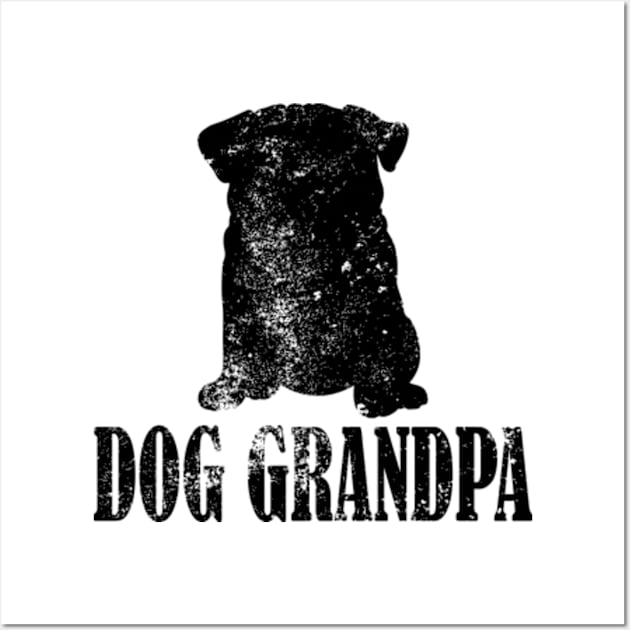 Pugs Dog Grandpa Wall Art by AstridLdenOs